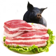 中国T级猪肉 缘琳山 T7金蝉黑猪 五花肉/腿肉 4斤 10点抢