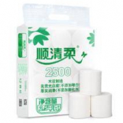 限地区：顺清柔 卫生纸 超洁系列3层208g无芯卷纸*12卷