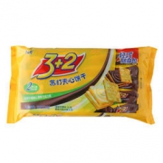 康师傅 3+2苏打夹心饼干双享装 500g *10件
