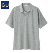 29日0点：GU 男士翻领POLO衫