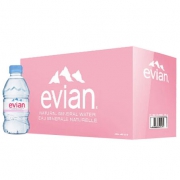 依云（evian）   天然矿泉水 330ml*24瓶