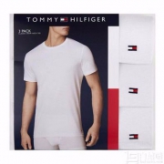 Tommy Hilfiger 男士纯棉圆领T恤 3件装 M码 Prime会员凑单免费直邮