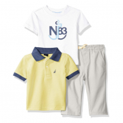 NAUTICA 诺帝卡  男童3件套（POLO衫+短袖+长裤） 24个月