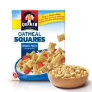 QUAKER 桂格 方脆燕麦片 411g *3件