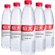 恒大 饮用天然矿泉水 550ml*24瓶 *6件