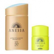 去商家购买 超值赠品:ANESSA 安热沙 金瓶防晒霜60ml + 美肌BB防晒乳 7.5ml