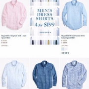 Brooks Brothers 美国官网 精选男士衬衫4件$199