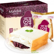 Malidak 玛呖德 紫米面包 1100g 整箱装