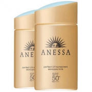 预售： SHISEIDO 资生堂 Anessa 安热沙 金瓶防晒霜 60ml SPF50+ PA++++ 2018年版 2瓶装
