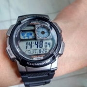 便宜耐用还不丑！Casio 卡西欧 G-Shock 电子表 AE-1000W-1APR