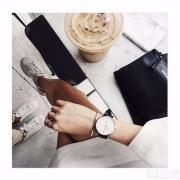 直降￥66！限Prime会员，Daniel Wellington 丹尼尔·惠灵顿 银色/金色手镯 DW00400001~DW00400004