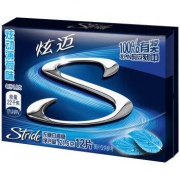 Stride 炫迈 无糖口香糖薄荷味12片 21.6g *5件