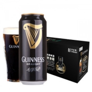 爱尔兰产 Guinness 醇黑啤酒 440ml 每罐内都有一颗气囊