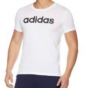 Adidas NEO 男子夏季圆领T恤 LOGO Tee