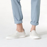 18年夏季新款，UK8/8.5码 Clarks 其乐 Kessell Slip 男士真皮一脚蹬休闲鞋 Prime会员免费直邮含税