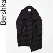 反季清仓：Bershka 女士 黑色面包服大衣外套 06494111800