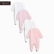 卖完闭店：NEXT 新生女婴睡衣 四件套装