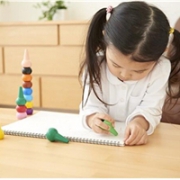 BABY COLOR文鸟幼儿专用牌塔式蜡笔12色装