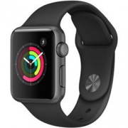 Apple 苹果 Watch Sport Series 1智能手表（38毫米 黑色运动型表带 防水溅 蓝牙 MP022CH/A）
