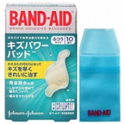 邦迪BAND-AID止血 防水 超强创口贴 10枚 附收纳盒