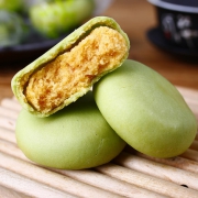 千丝 抹茶绿豆饼 1000g 香甜绵软