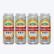 萨罗娜 克代尔 鲜麦王啤酒500ML*4听