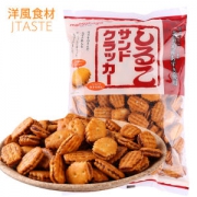 日本进口零食 松永赤豆夹心饼干 270g