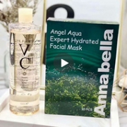 Annabella 安娜贝拉 深海矿物海藻面膜 10片 + ATREUS VC亮白爽肤水 500ml