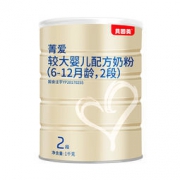 14点：贝因美菁爱较大婴儿配方奶粉 2段 1000克