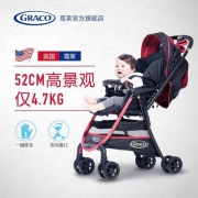 Graco 葛莱 城市轻盈高景观系列 婴儿推车 红蓝条纹