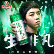 麦香浓郁# 珠江啤酒纯生500mL*12听/箱