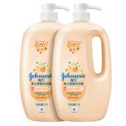 Johnson 强生 婴儿香桃沐浴露1L*2