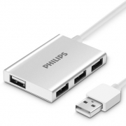 飞利浦（PHILIPS）  1656B 高速一拖四 usb分线器