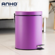 ANHO 不锈钢垃圾桶 纸篓 5升