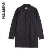 16日0点： PullAndBear 男士风衣款长夹克（棉质）