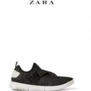 ZARA 男鞋 灰色带饰运动休闲鞋 12307302004
