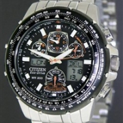 CITIZEN 西铁城 Skyhawk A-T 男士光动能腕表 JY8050-51E