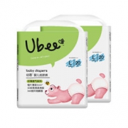Ubee 幼蓓 婴儿纸尿裤 L20片*2提