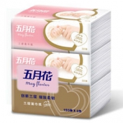 May Flower 五月花 抽纸 妇婴3层170抽面巾纸*3包（大规格）