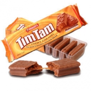 限地区： Timtam 天甜 太妃焦糖巧克力夹心威化饼干 175g *4件