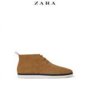 直降两百四：ZARA 男子沙漠牛皮短靴