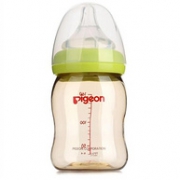 pigeon 贝亲 母乳实感宽口径ppsu奶瓶 160ml *3件