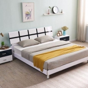A家家具 现代简约双人床 1.5米