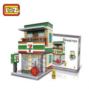 LOZ 迷你街景系列积木 1601 711便利店