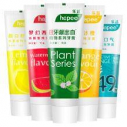 乐益（hapee）牙膏 植物水果系列 5支*2件