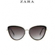 ZARA 金属框猫眼形太阳眼镜 02727001800