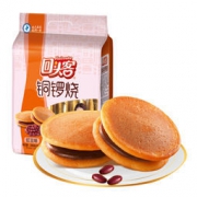 回头客 早餐零食夹心蛋糕 铜锣烧红豆味 288g *5件