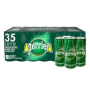 移动专享： Perrier 巴黎水 含气天然矿泉水（原味） 250ml*35罐