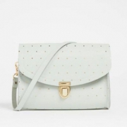 THE CAMBRIDGE SATCHEL 18年新款 PUSH LOCK女士真皮单肩包 波点款 3折$55.5