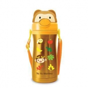 YoYoMonkey 优优马骝 儿童吸管保温杯 450ML *3件